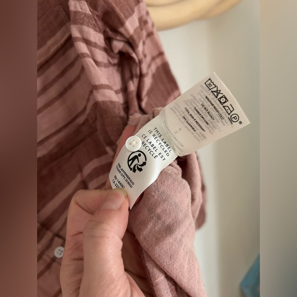 Outerknown Button Down, Soft Cotton. - image 5